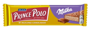Prince Polo - Wafelek w czekoladzie przekładany kremem kakaowym Milka - 45 g