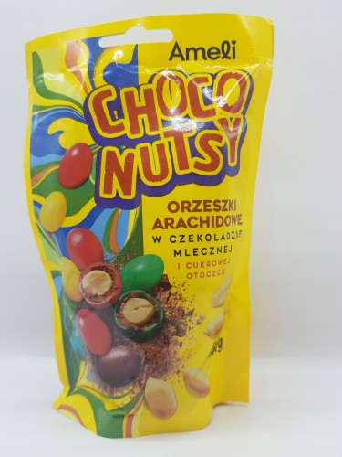Ameli - Draże Choco Nutsy orzeszki archaidowe w czekoladzi - 100 g
