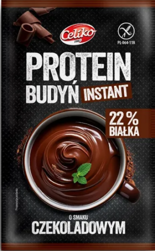 Celiko - Budyń proteinowy instant o smaku czekoladowym - 40 g