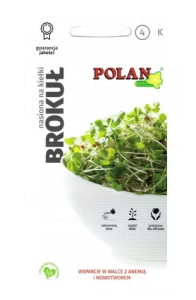 Polan - Nasiona na kiełki Brokuł - 3 g