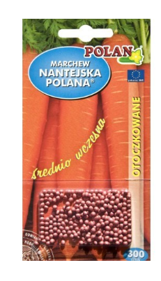 Polan - Marchew Nantejska nasiona otoczkowane -  (300 ziaren)