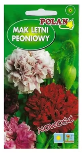 Polan - Mak letni peoniowy mix - 0,5 g