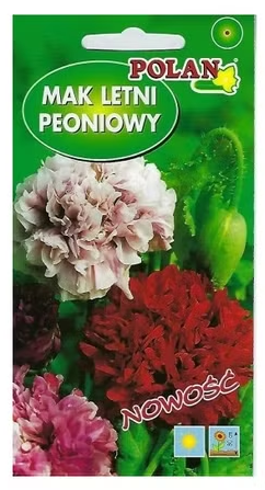 Polan - Mak letni peoniowy mix - 0,5 g