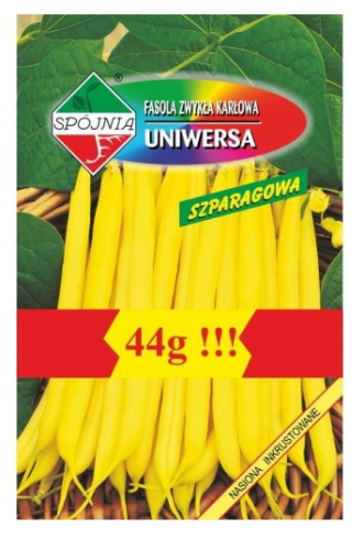 Spójnia - Fasola szparagowa karłowa żółta Uniwersa - 44 g
