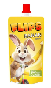 Sante - Mus Flips Banan Jabłko 100% - 100 g
