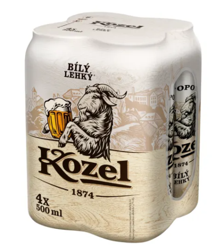 Kozel - Piwo Bily Lekhy - 2 l (4 x 500 ml)