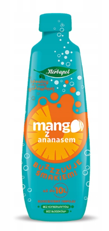 Herbapol - Koncentrat napoju Mango z ananasem - 405 ml