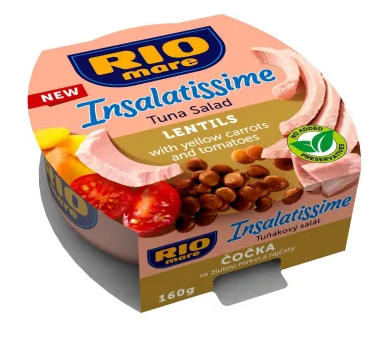Rio Mare - Sałatka z soczewicą i tuńczykiem - 160 g