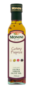 Monini - Oliwa z oliwek Extra Vergine cztery pieprze - 250 g