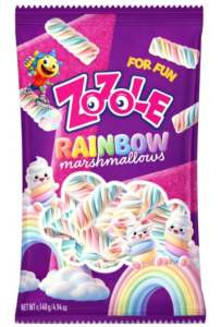 Zozole - Pianki o smaku waniliowym Rainbow Marshmallows - 140 g