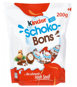 Kinder Schoko Bons - Cukierki czekoladowe z orzechami - 200 g