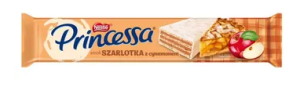 Princessa - Wafel przekładany kremem o smaku szarlotki z cynamonem - 40 g