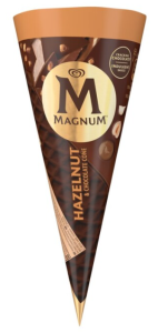 Magnum - Lody rożek Orzech laskowy - 115 ml
