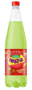 Hellena - Napój gazowany Oranżada Zielona 20% soku - 1,25 l
