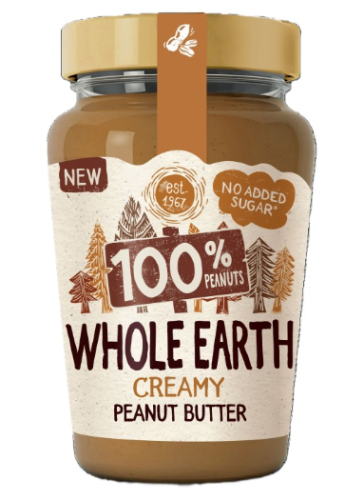 Felix - Krem orzechowy Creamy 100% peanuts Whole Earth - 340 g