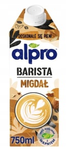 ALPRO Barista - Napój roślinny bez laktozy Migdałowy - 750 ml