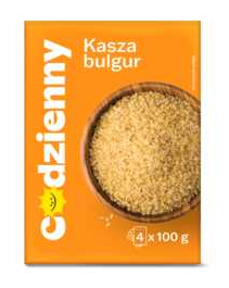 Codzienny - Kasza bulgur -  (4 x 100 g)