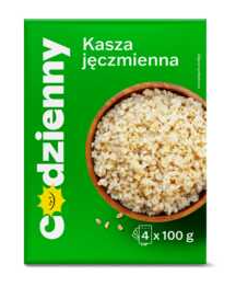 Codzienny - Kasza jęczmienna -  (4 x 100 g)