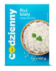 Codzienny - Ryż biały długoziarnisty -  (4 x 100 g)
