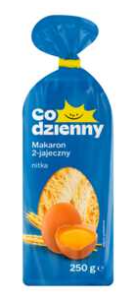 Codzienny - Makaron 2-jajeczny nitka - 250 g