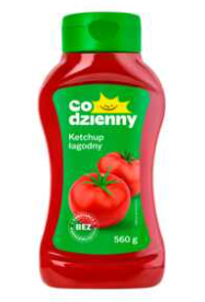 Codzienny - Ketchup łagodny - 560 g