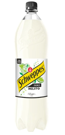 Schweppes - Napój gazowany Mojito zero cukru - 1,35 l
