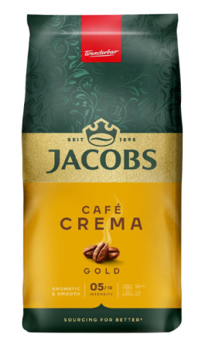 Jacobs - Kawa ziarnista Crema Gold - 1 kg