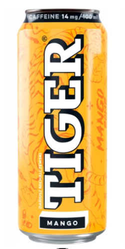 Tiger - Gazowany napój owocowy mango - 500 ml