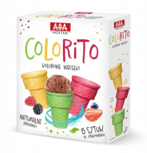 Aga-Holtex - Kolorowe wafelki Colorito - 80 g (15 sztuk)