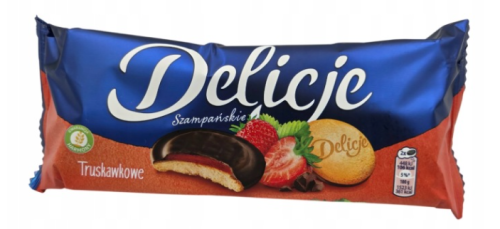 Delicje szampańskie Truskawkow - 147 g