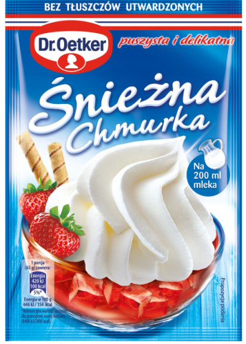 Dr.Oetker - Bita śmietana Śnieżna chmurka - 60 g