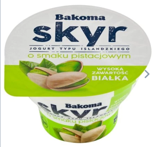 Bakoma - Skyr jogurt typu islandzkiego o smaku pistacjowym - 150 g