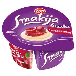 KASZKA SMAKIJA Z SOSEM Z WISNIA JABLKO CYNAMON 130G ZOTT