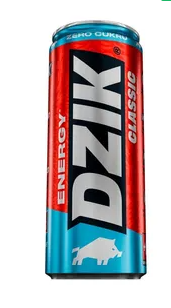 Dzik Energy - Napój energetyzujący bez cukru - 250 ml