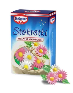 Dr.Oetker - Stokrotki opłatki kolorowe -  (24 sztuki)