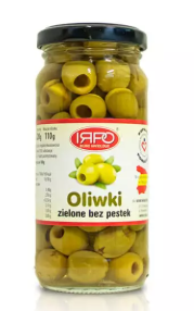 Irpo - Oliwki zielone bez pestek - 240 ml