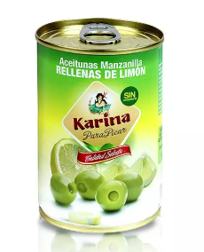 Karina - Oliwki zielone z cytryną - 290 ml