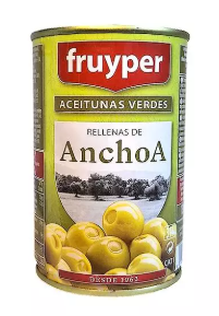 Fruyper - Oliwki zielone z anchois Fruyper - 300 ml
