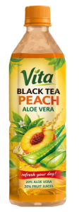 Vita Aloe - Napój Herbaciany Vita Black Tea z Brzoskwinią i Aloesem - 500 ml