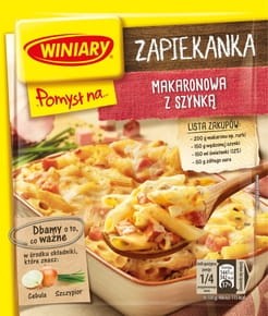 Winiary - Pomysł na... Zapiekankę makaronową z szynką - 35 g