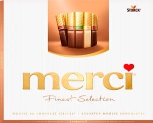 Merci Finest Selection - Kolekcja czekoladek z musem czekoladowym - 210 g