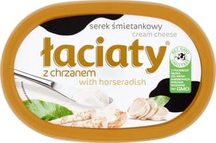 Łaciaty - Serek śmietankowy z chrzanem - 135 g