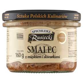 Spichlerz Rusiecki - Smalec z mięskiem i skwarkami - 160 g