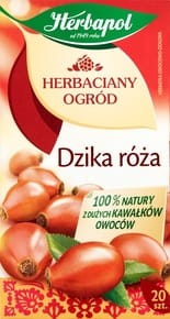 Herbapol Herbaciany Ogród Herbatka owocowo-ziołowa Dzika róża - 70 g (20 torebek)