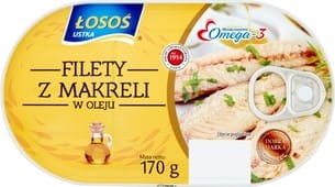 Łosoś Ustka - Filety z makreli w oleju - 170 g