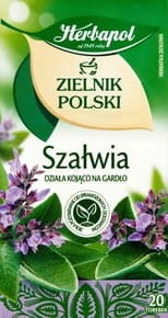 Herbapol Zielnik Polski Herbatka ziołowa Szałwia - 24 g (20 torebek)