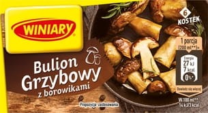 Winiary - Bulion grzybowy z borowikami - 60 g (6 x 10 g)