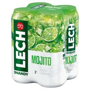 Lech - Piwo z lemoniadą Shandy Mojito 2% - 2 l (4 x 500 ml)