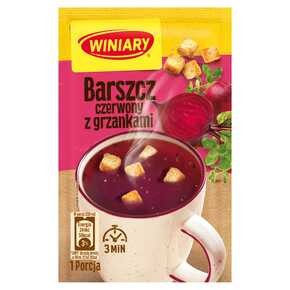 Winiary - Zupa instant barszcz czerwony z grzankami - 16 g