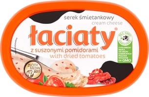 Łaciaty - Serek śmietankowy z suszonymi pomidorami - 135 g